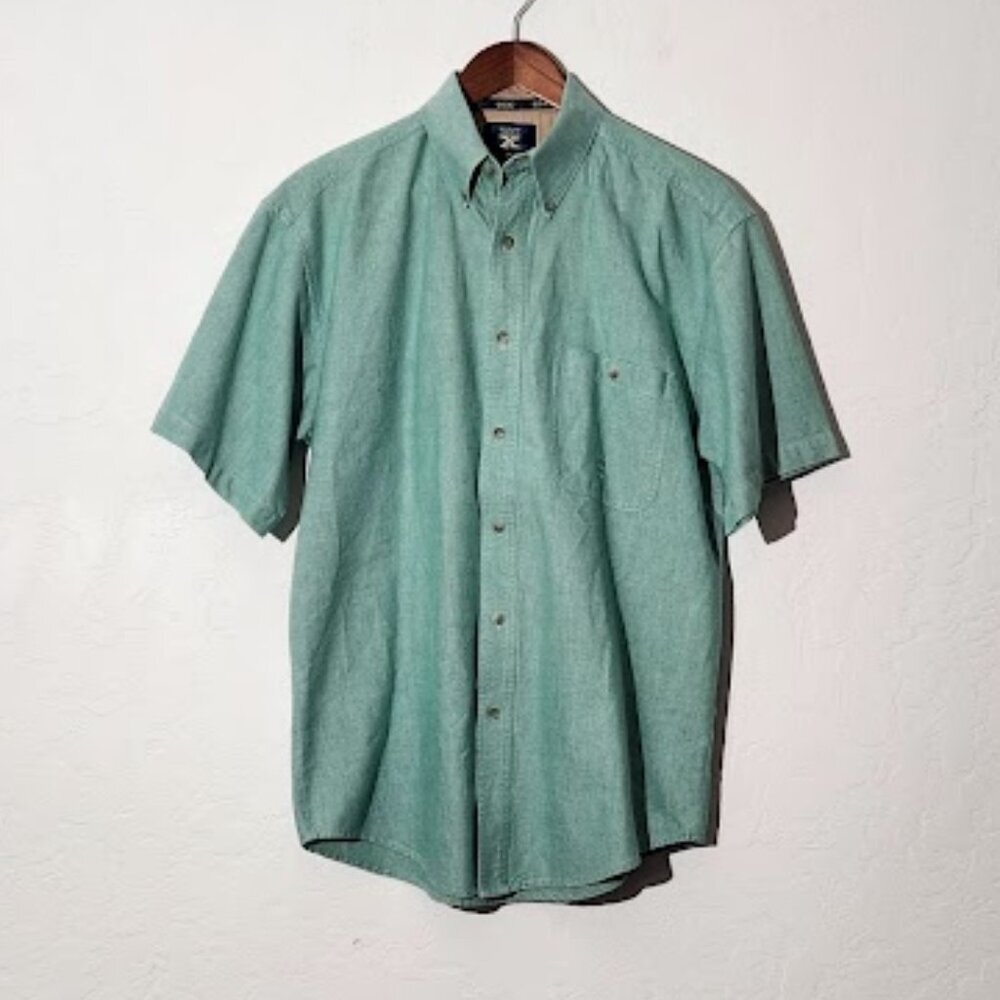 Twenty X Wrangler Men's Short Sleeve Button-Down Shirt in size Large
